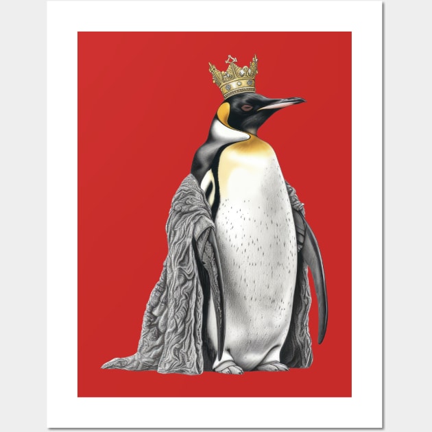 His Imperial Majesty, Emperor Penguin Wall Art by MerlinArt